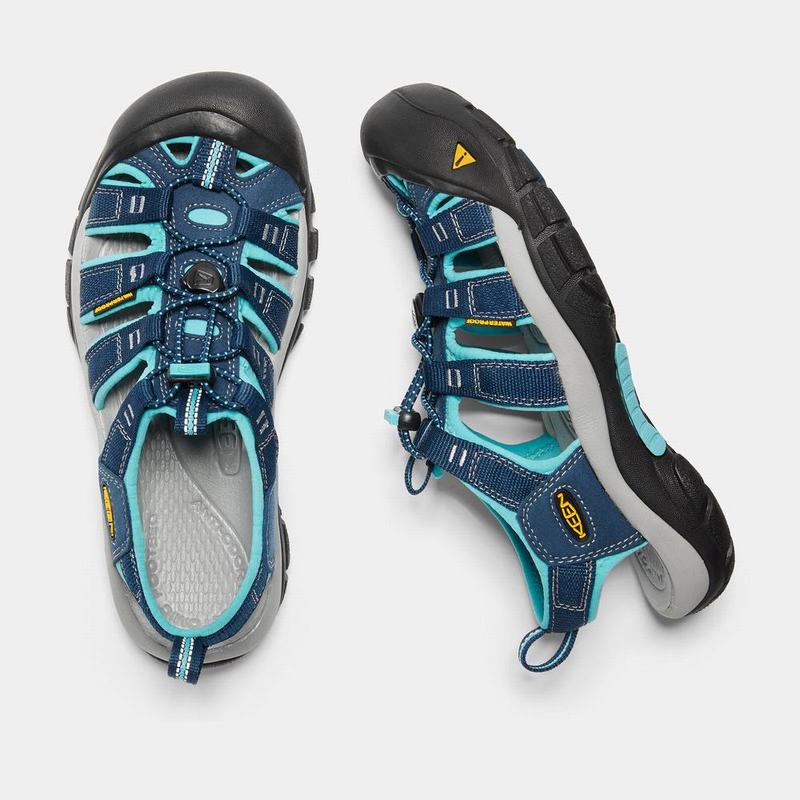 Sandalias Trekking Keen Newport H2 Para Mujer Azul Marino/Azules - Sandalias Keen Mexico (370162-RYV